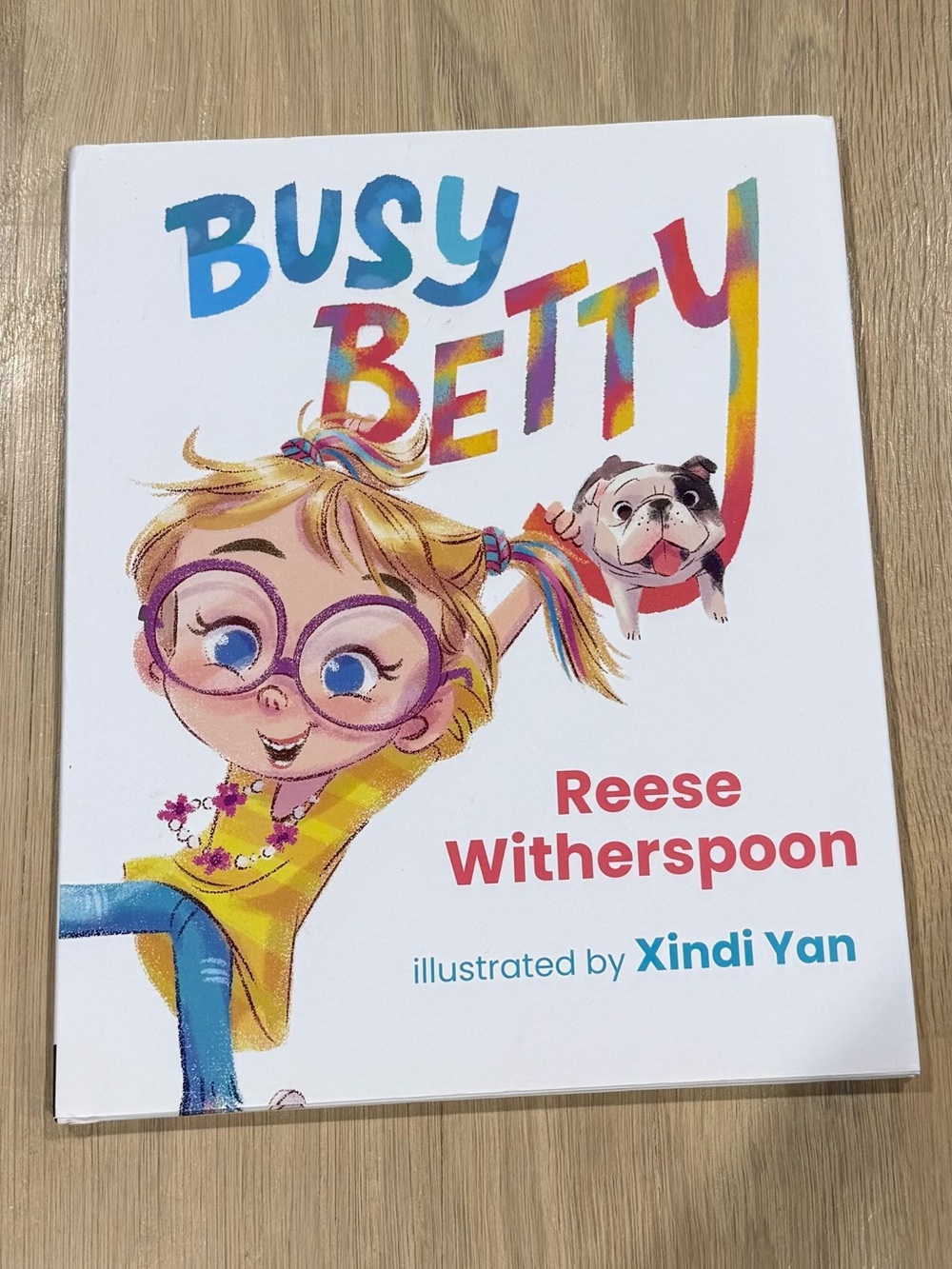 Busy Betty Kids Hardcover Book - White Cover with Multicolor Artwork